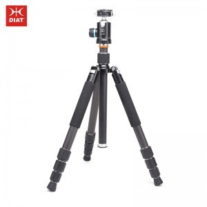 DIAT CM324A KH30Q professionel ren kulfiberkamera stativ aftagelig fleksibel monopod