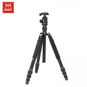 Diat AM294A KH20 bærbar aluminiumslegering kamera videokamera stativ Fleksibel rejse digitalkamera stativ